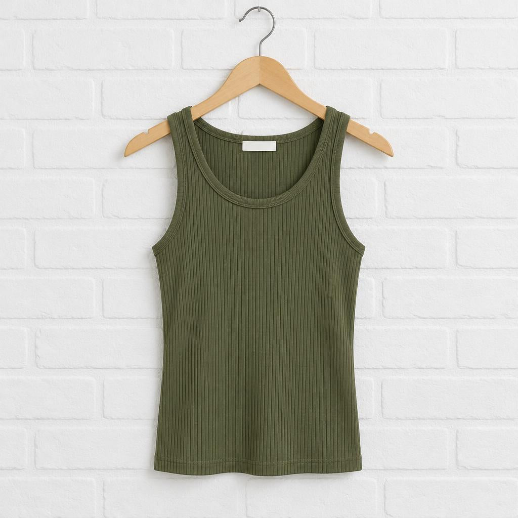 Musculosa de Morley Verde Oliva
