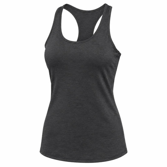 Musculosa Deportiva Espalda Nadadora Grafito