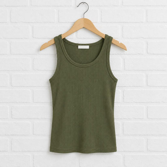 Musculosa de Morley Verde Oliva